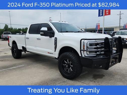 STAR WHITE 2024 Ford F-350 PLATINUM