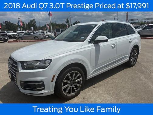 Glacier White Metallic 2018 Audi Q7 3.0T QUATTRO PRESTIGE