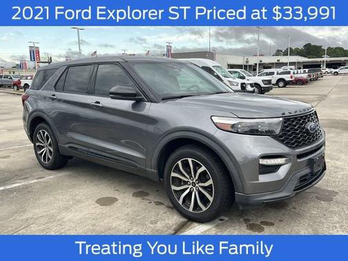 CARBONIZED GRAY METALLIC 2021 Ford Explorer ST