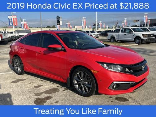 Rallye Red 2019 Honda Civic EX