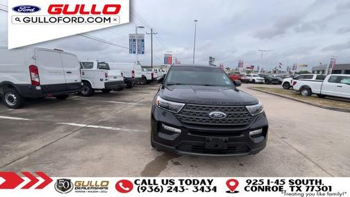 AGATE BLACK METALLIC 2024 Ford Explorer XLT