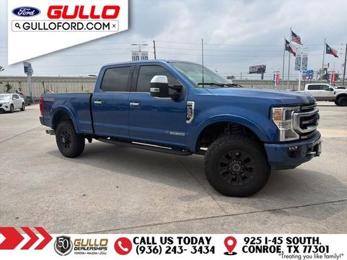 ATLAS BLUE 2022 Ford F-250 PLATINUM