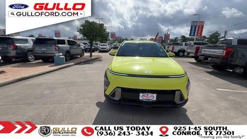 Yellow 2024 Hyundai KONA SEL