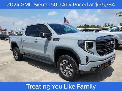 Gray 2024 GMC Sierra 1500 AT4