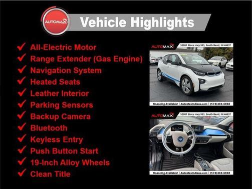 2015 BMW i3 Base w/Range Extender