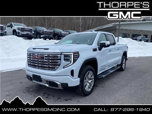 Glacier White 2026 GMC Sierra 1500 Denali
