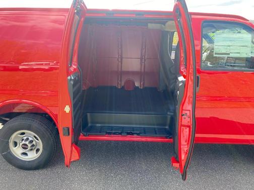 Cardinal Red 2026 GMC Savana 3500 Work Van
