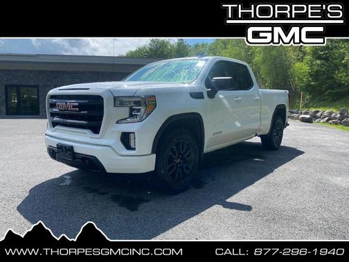 Summit White 2021 GMC Sierra 1500 Elevation