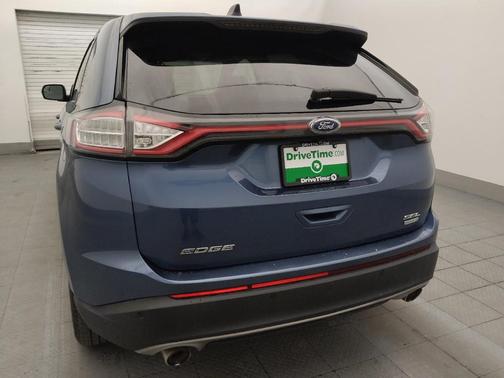 Blue 2018 Ford Edge SEL