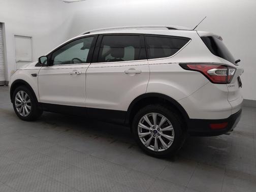 White Platinum Metallic Tri-Coat 2017 Ford Escape Titanium