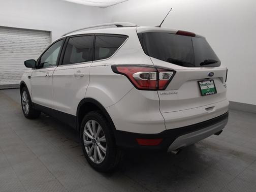 White Platinum Metallic Tri-Coat 2017 Ford Escape Titanium