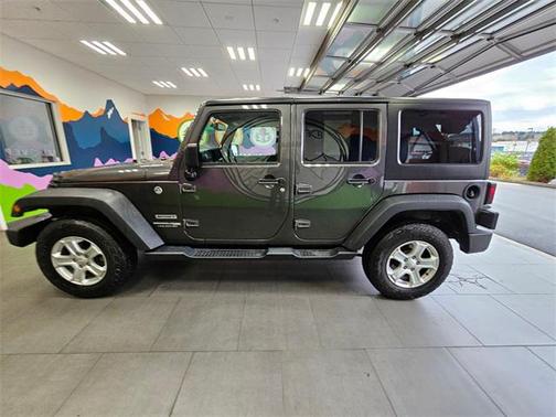 Granite Crystal Metallic Clearcoat 2018 Jeep Wrangler JK Unlimited Sport