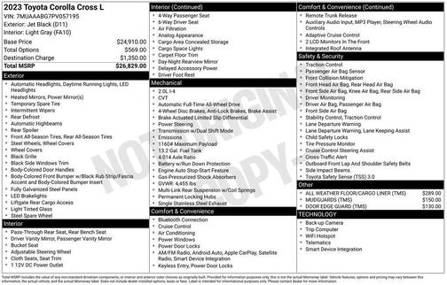 2023 Toyota Corolla Cross L