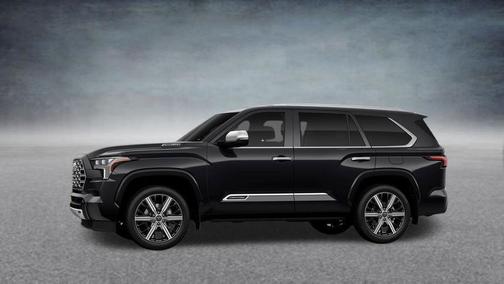 Midnight Black Metallic 2026 Toyota Sequoia Capstone