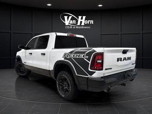 Bright White Clearcoat 2025 RAM 1500 Rebel