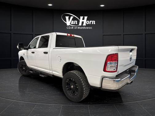 Bright White Clearcoat 2024 RAM 3500 Tradesman Crew Cab 4x4 6'4' Box
