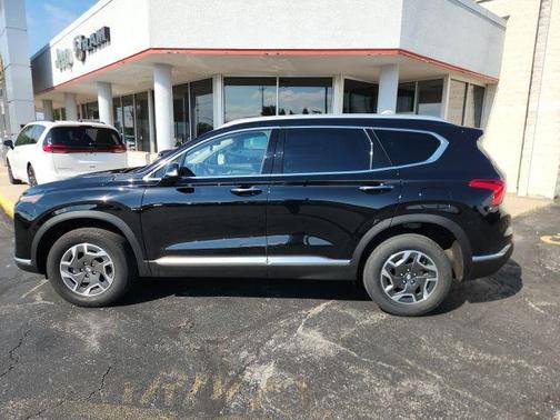 Twilight Black 2022 Hyundai SANTA FE HEV Blue