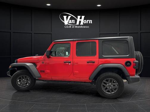 Firecracker Red Clearcoat 2024 Jeep Wrangler Sport S