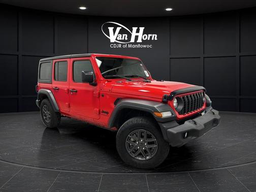 Firecracker Red Clearcoat 2024 Jeep Wrangler Sport S