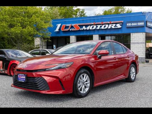 Supersonic Red 2025 Toyota Camry LE