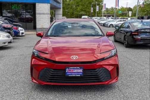 Supersonic Red 2025 Toyota Camry LE