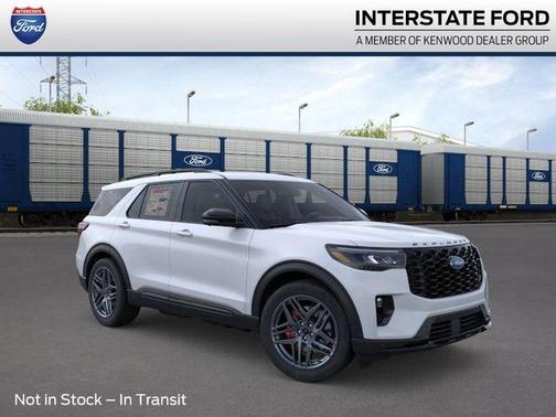 Space White Metallic 2026 Ford Explorer ST