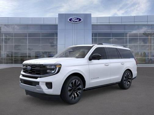 Star White Metallic Tri-Coat 2026 Ford Expedition Platinum