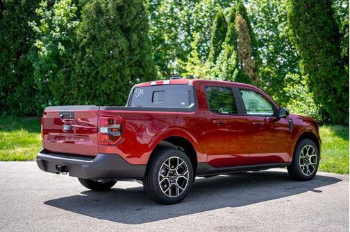 Ruby Red Metallic Tinted Clearcoat 2026 Ford Maverick Lariat