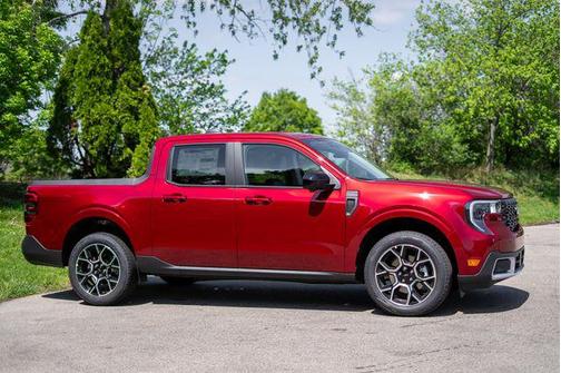 Ruby Red Metallic Tinted Clearcoat 2026 Ford Maverick Lariat