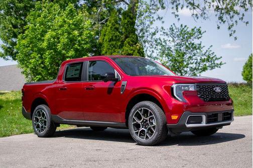 Ruby Red Metallic Tinted Clearcoat 2026 Ford Maverick Lariat