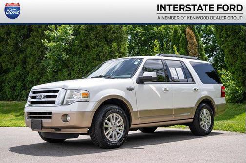White Platinum Metallic Tri-Coat 2012 Ford Expedition King Ranch