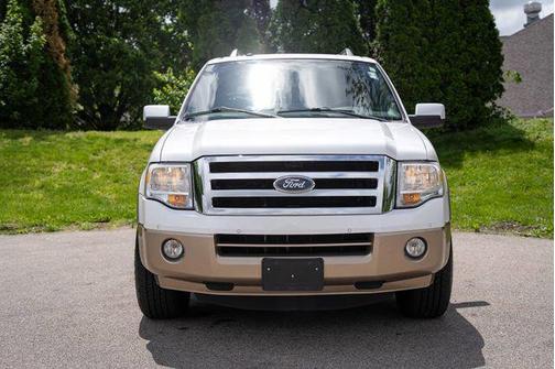 White Platinum Metallic Tri-Coat 2012 Ford Expedition King Ranch