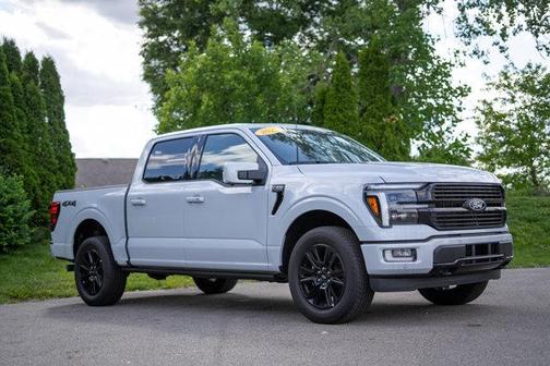 Space White Metallic 2025 Ford F-150 Platinum
