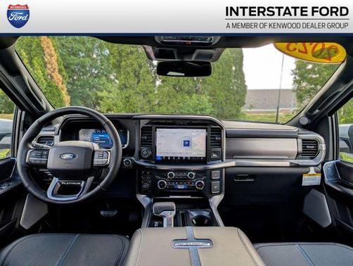 Space White Metallic 2025 Ford F-150 Platinum