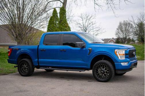 Velocity Blue Metallic 2021 Ford F-150 XL