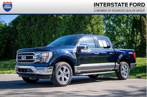 Antimatter Blue Metallic 2022 Ford F-150 XLT