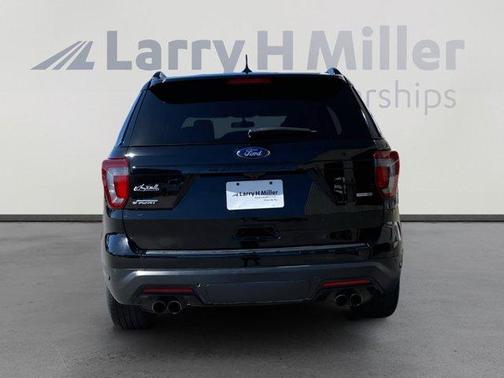 Shadow Black 2018 Ford Explorer sport
