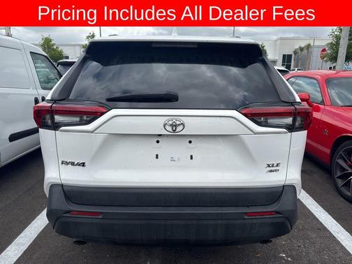 White 2022 Toyota RAV4 XLE