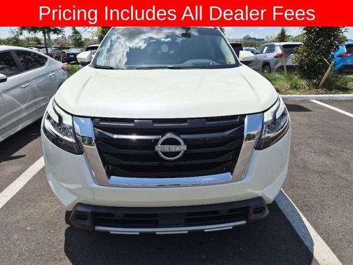 Pearl White Tricoat 2024 Nissan Pathfinder Platinum 4WD