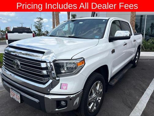 Super White 2019 Toyota Tundra 1794 Edition
