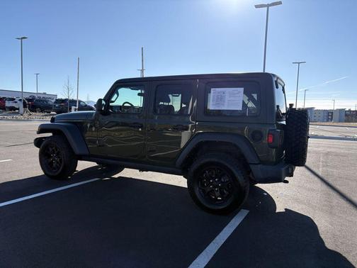 Sarge Green Clearcoat 2021 Jeep Wrangler Willys