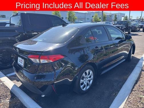 Midnight Black Metallic 2024 Toyota Corolla LE