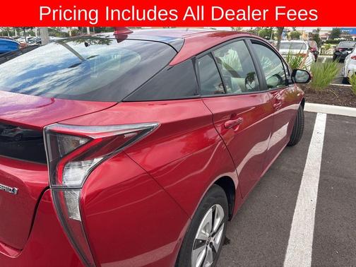 Hypersonic Red 2018 Toyota Prius Three