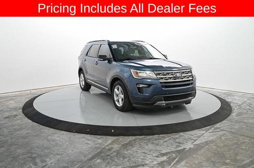 Blue Metallic 2018 Ford Explorer XLT