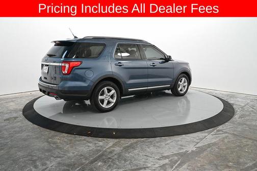 Blue Metallic 2018 Ford Explorer XLT