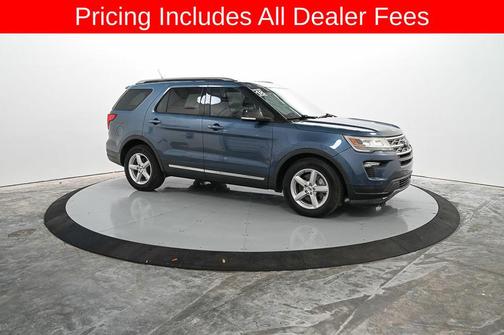 Blue Metallic 2018 Ford Explorer XLT