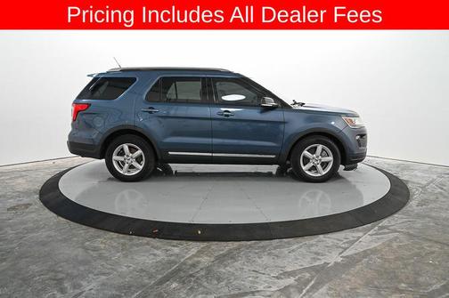 Blue Metallic 2018 Ford Explorer XLT