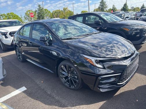 Midnight Black Metallic 2026 Toyota Corolla SE