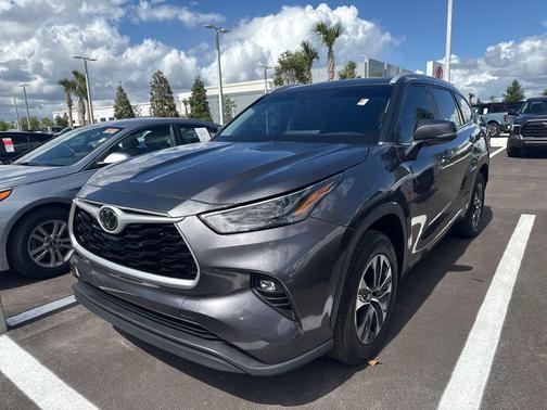 Magnetic Gray Metallic 2023 Toyota Highlander XLE