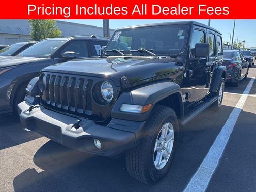 Black Clearcoat 2019 Jeep Wrangler Unlimited Sport